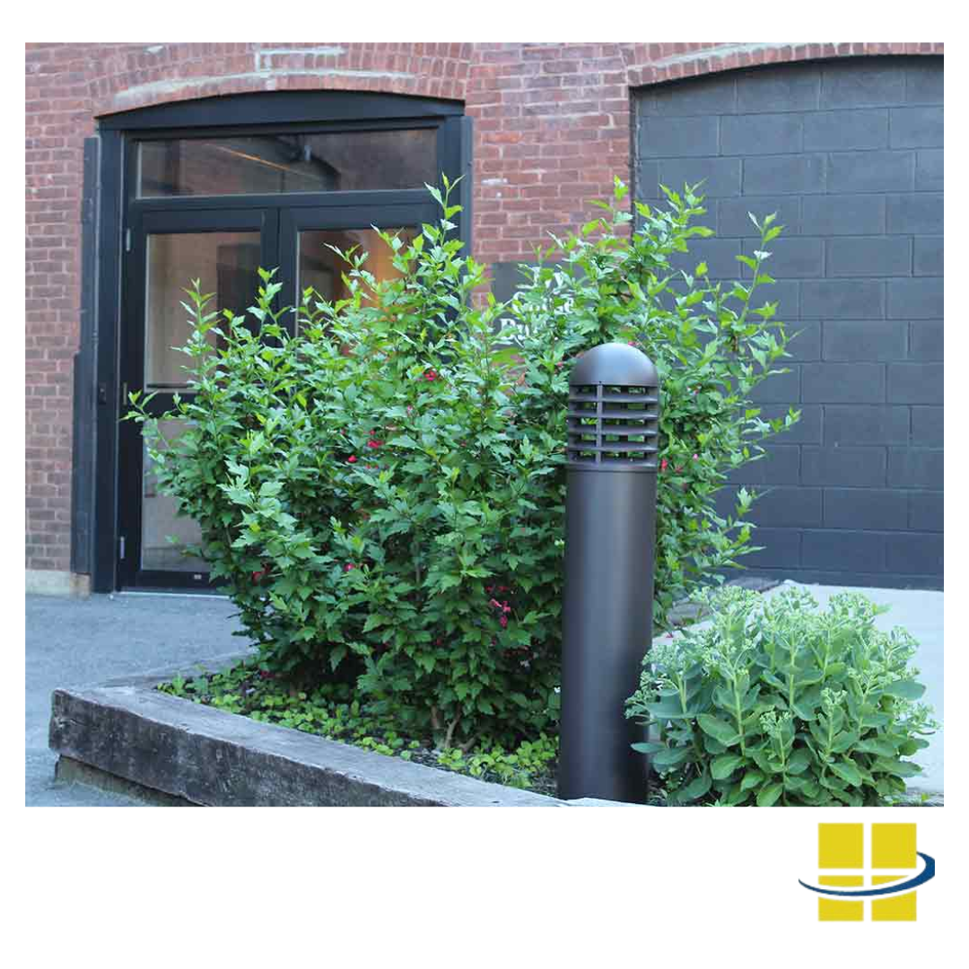 VAND 25 LED Louvered Round Dome Top Bollard Light - Image 7