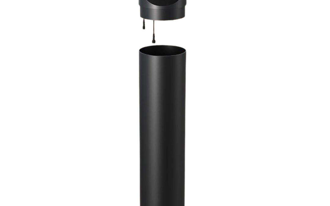 SECU-Head-and-Pole.png Convert New & Existing Security Bollards into Security Solar Powered Lighting Bollards - SECU Bollard Light