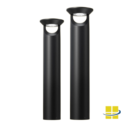 SECU 3w Solar-Powered Security Bollard Light, EXTREME-LIFE
