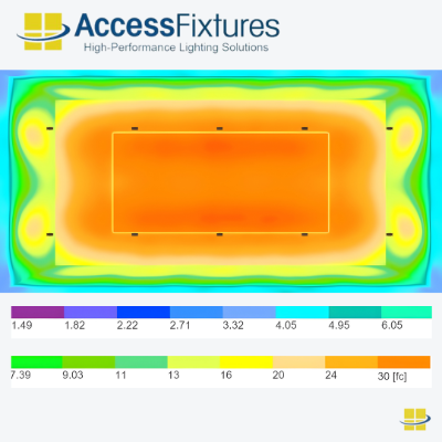 OTOK 185 Indoor Tennis Lights