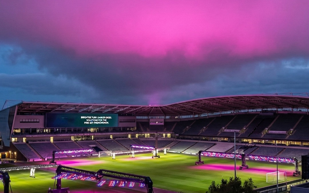 The Pink Sky Phenomenon: Balancing Elite Stadium Turf with Dark Sky Responsibility