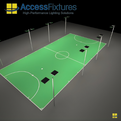 outdoor futsal lighting