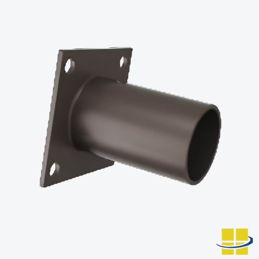4″ Square Wall Tenon Mount - Image 2