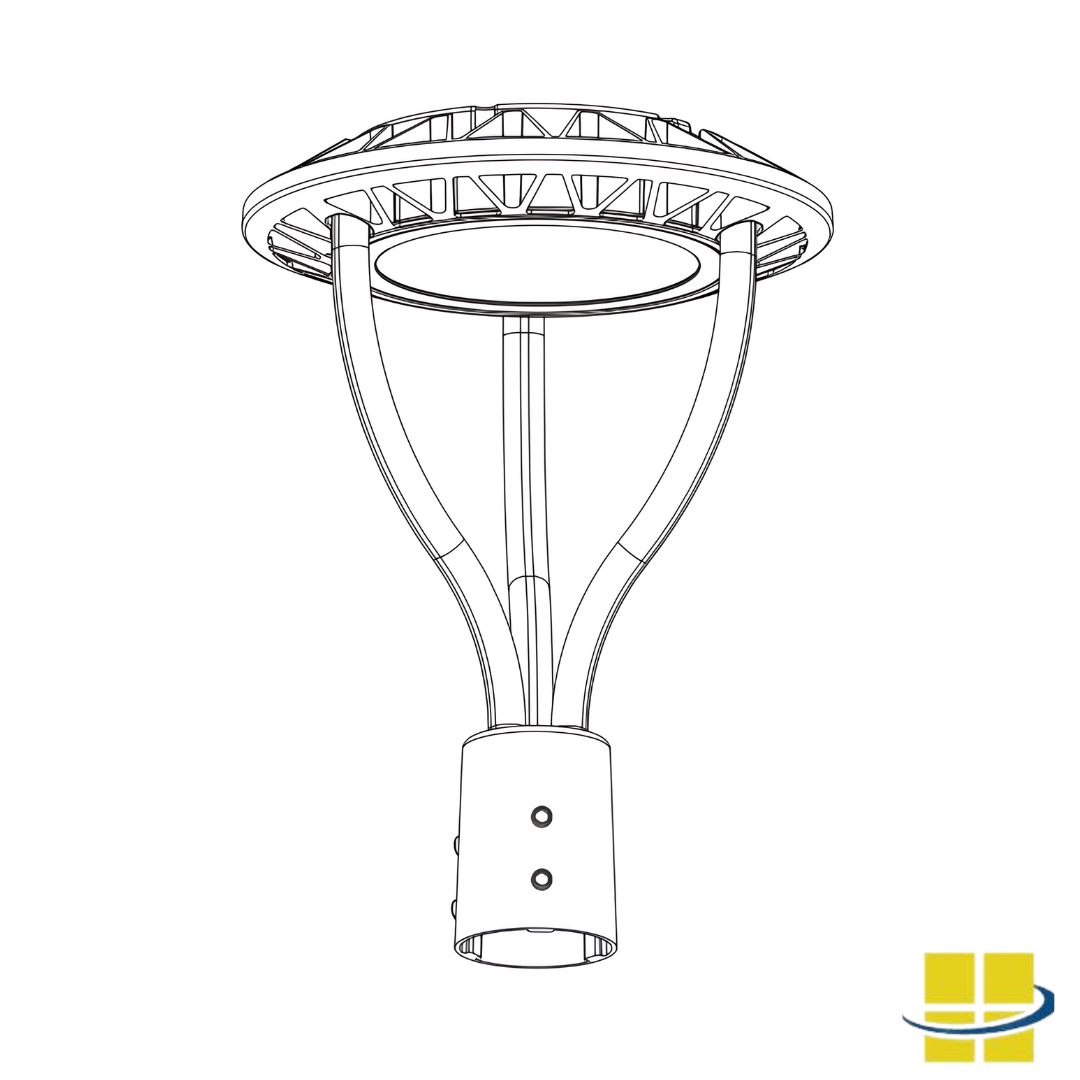 VEND 75-100-150 LED Post Top With Selectable Wattage and Selectable Kelvin - Image 6