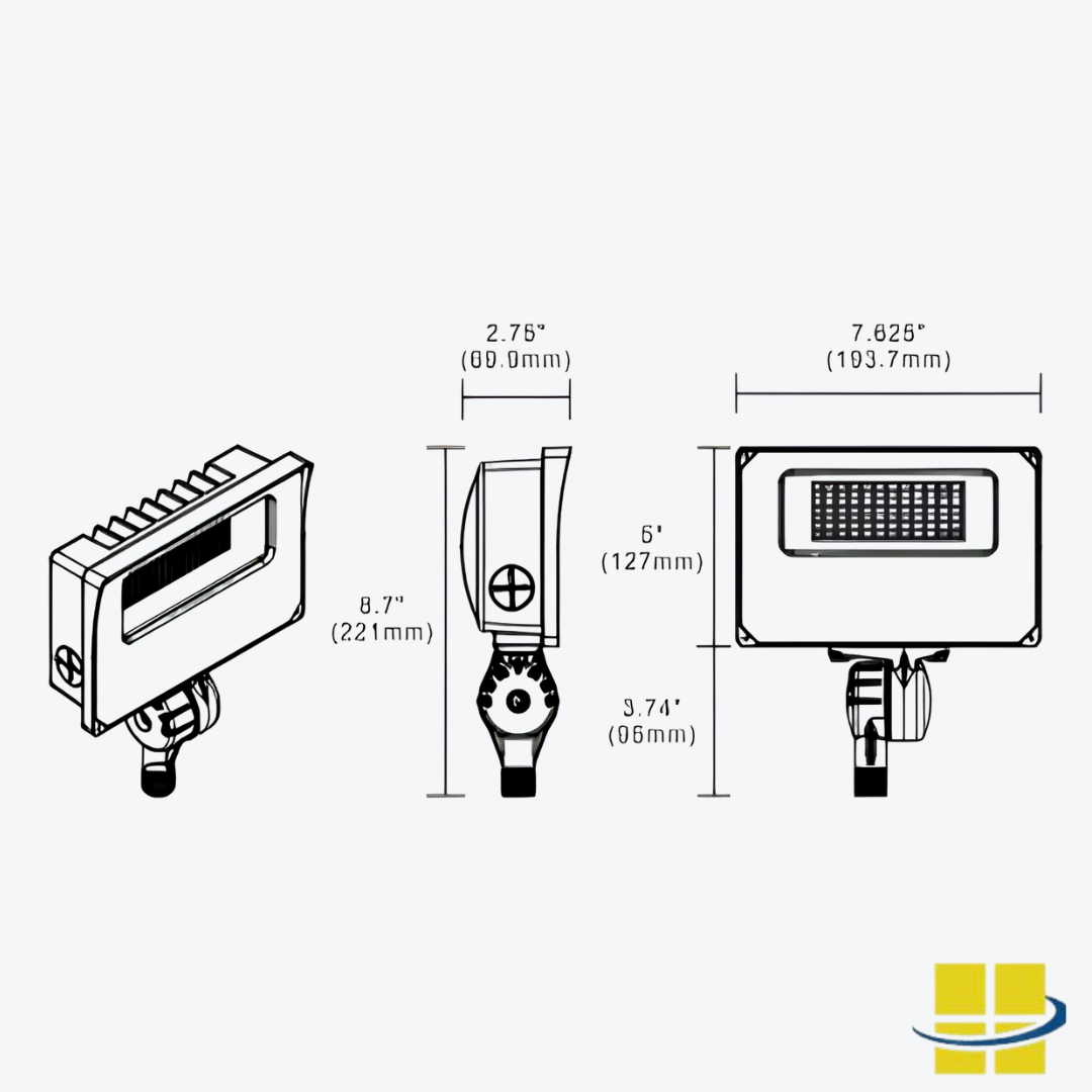 DOHU 15-20-35 LED Flood Light with Selectable Wattage and Selectable Kelvin - Image 12