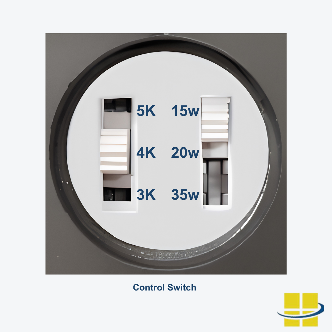 DOHU 15-20-35 LED Flood Light with Selectable Wattage and Selectable Kelvin - Image 9
