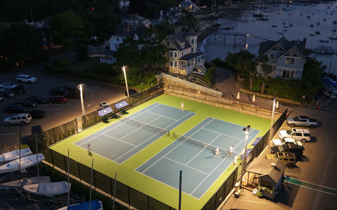 Corinthian Yacht Club Tennis Court Lighting