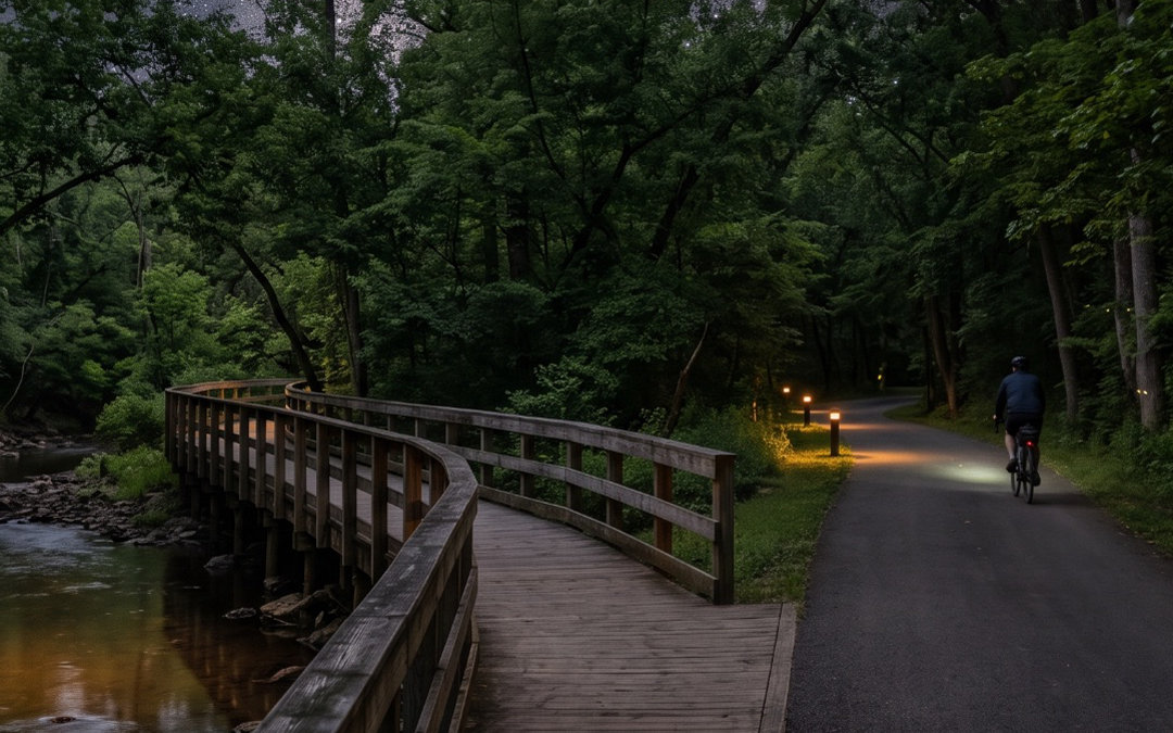 Solar Trail Lighting – Greenway Parks