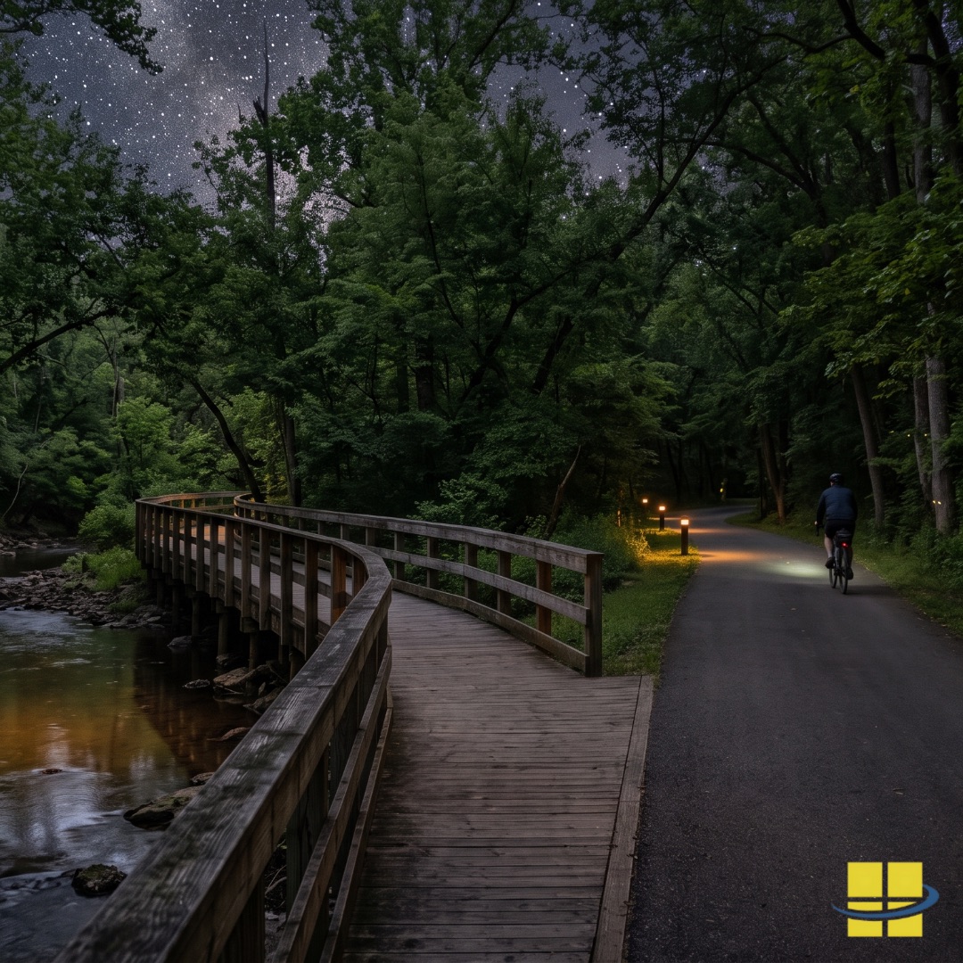 Solar Trail Lighting – Greenway Parks