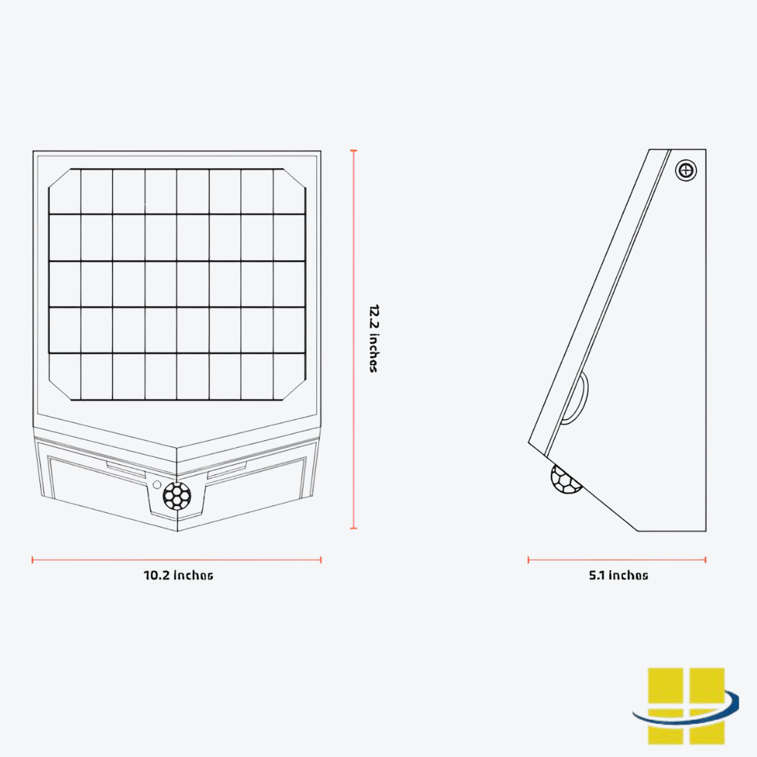 SOLY 15 Versatile LED Solar Powered Wall Pack with Built-in Photocell - Image 9