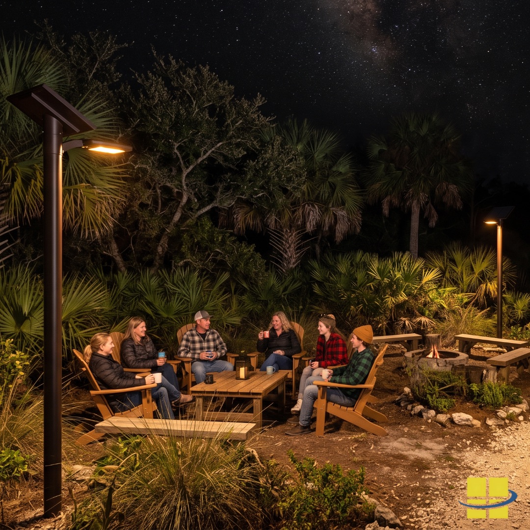 Solar DarkSky Approved Park Lighting – Florida