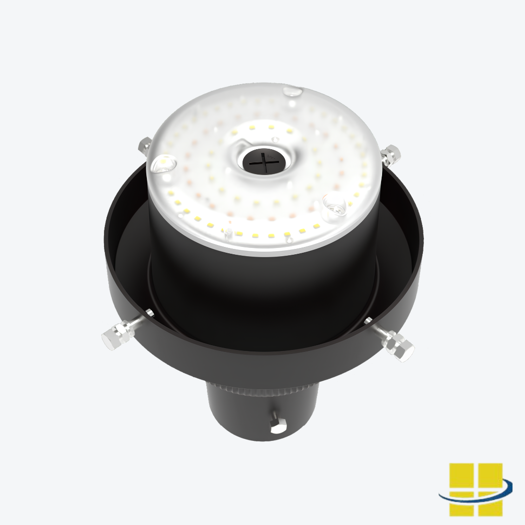 ORBO 30-50-70 LED Post Top Light with Selectable Wattage and Selectable Kelvin - Image 8