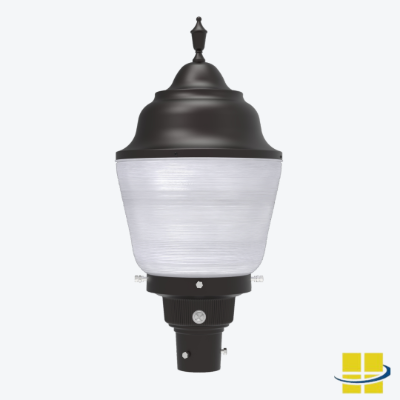 ORBA 30-50-70 LED Post Top Light with Selectable Wattage and Selectable Kelvin