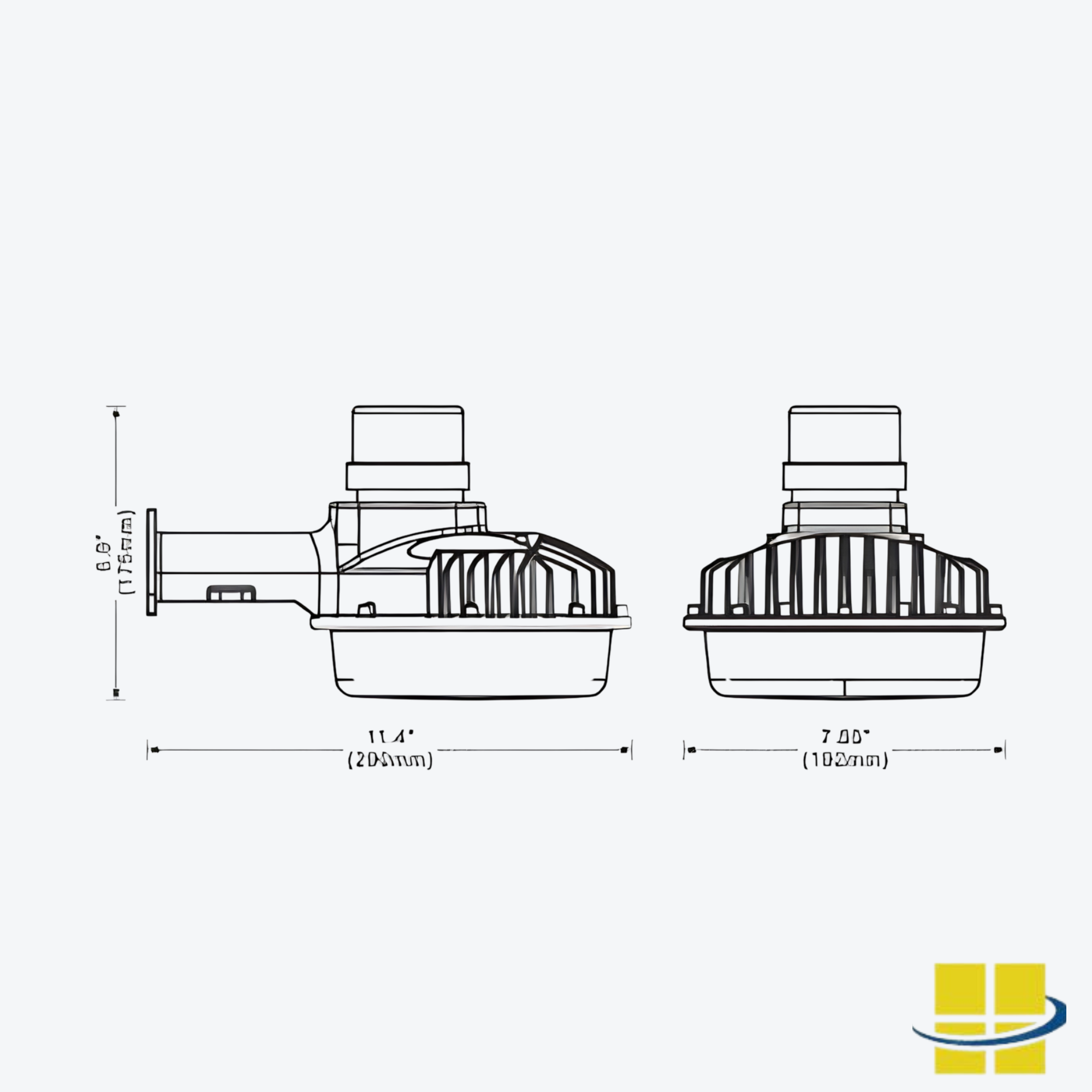 SAFI 10-20-30 LED Dusk-to-Dawn Area Light, Utility Barn Light with Built-in Photocell - Image 6
